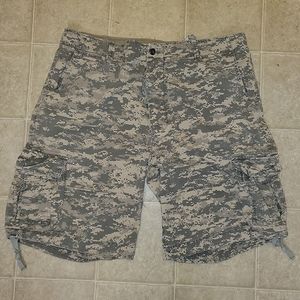 Military issue cargo shorts